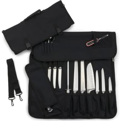 China High Quality Plastic Tool Bag Chef Tool Kit Knife Roll Storage Bag Chef's Knife Rolling Bag for sale