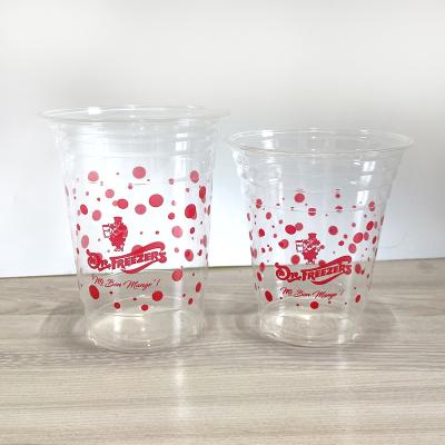 China Wholesale Custom Pla Biodegradable Transparent Cold Drink Cup Factory Price Eco - Friendly Biodegradable for sale