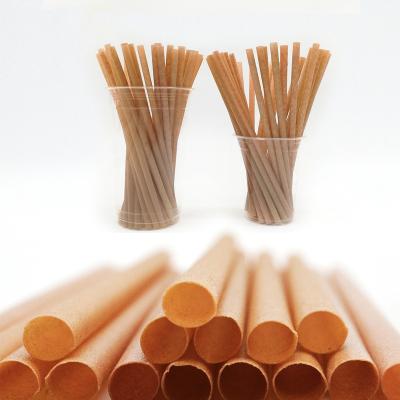 China High Temperature Compostable Stand 6mm 8mm 12mm CPLA PLA Drinking Straw for sale