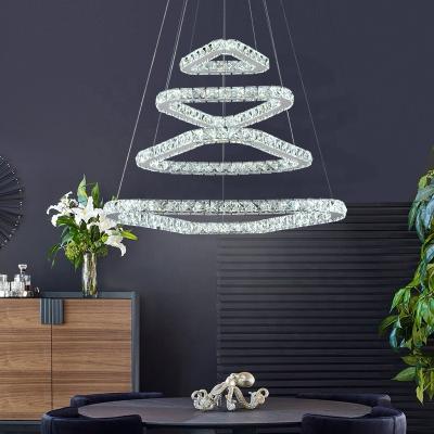 China Modern Round Drip Crystal Chandelier for sale