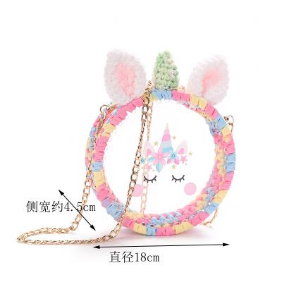 China Wholesale PVC YIWU Sunny PVC Cartoon Mini Handbags Fashion Kid Girl Women Handbag for sale