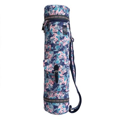 China Eco-friendly custom purpose logo printing travel yoga multifunctional carry bag yoga mat bag for sale