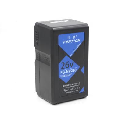 China Camera Fention 26V Foresight Li-ion 200Wh High Voltage Rechargeable Battery For Broadcast Camcorder V Mount Battery for sale