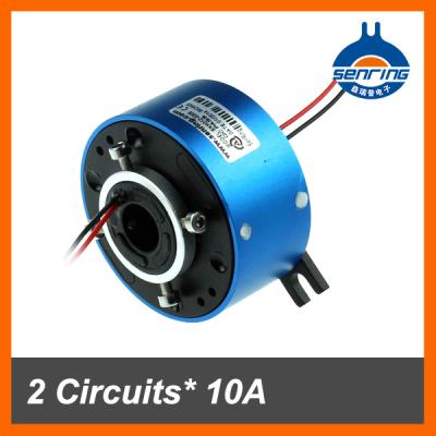 China Mini Through Hole Slip Ring 2 Leads 10A With Bore Size 12.7mm 12.7mm for sale