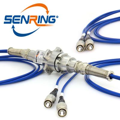 China 2 Channel Fiber Optic Rotary Joint Long Life Slip Ring For Seabed Operation System FO100A for sale