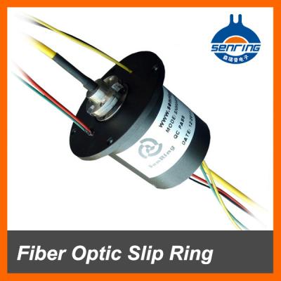 China 4wires Electrical Circuits Rotary Joint Fiber Optic-Electrical Slip Ring SNFO-04S for sale