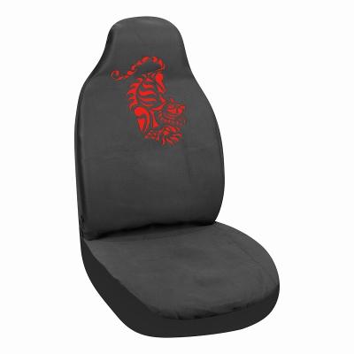 China Luxury Customized Logo Car Seat Cloth Cover Car Business/Accessories Polyester Single Jersey Embroidery Front Car Seat Covers for sale