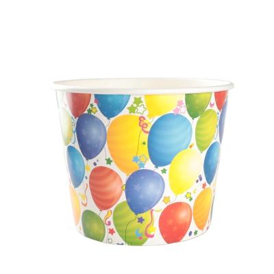 China Biodegradable Wholesale Snack Popcorn Paper Bowl Popcorn Tub Packaging Bucket for sale