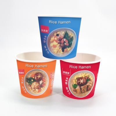 China Wholesale High Quality Biodegradable Noodle Cup Soup Noodles Coated Paper Cup for sale