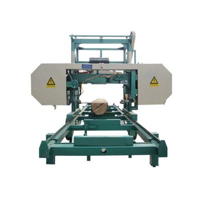 China Horizontal Horizontal Band Saw Mills Portable Wood Cutting Saw Mill Machine With Gasoline Or Diesel Engine for sale