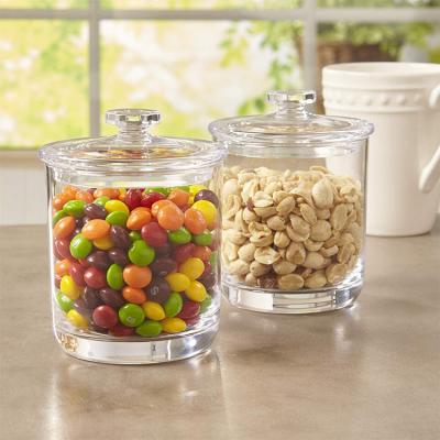 China Sustainable Quality Multi-Function Premium Clear Storage Glass Jar/Candy/Cotton Swab/So On (Set of 3) for sale