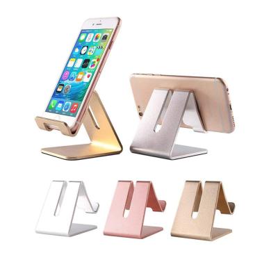 China Eco-friendly Cell Phone Desktop Stand Holder, Solid Desktop Portable, Aluminum Universal for All Tablets, iPhone and Android for sale