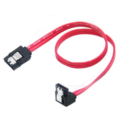 China SSD/CD Driver SATA III 6 Gbps Red Cable Right Angle Straight Applicable To All SATA Interface for sale