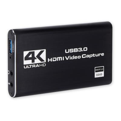 China Aluminum Alloy HDMI / Full HD P 1080 /HDMI To USB 3.0 Video Game Capture Card for sale