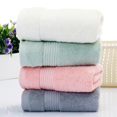 China Compressed Solid Color High Quality Colorful Organic Bamboo Face Towel for Adult and Baby for sale