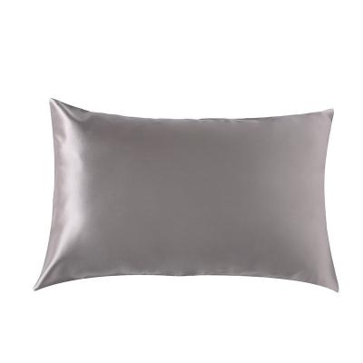 China Heavy Silk Pillowcase 22mmi Mulberry Silk Crepe Satin Double Sided Pure Silk Pillow Case Folded for sale