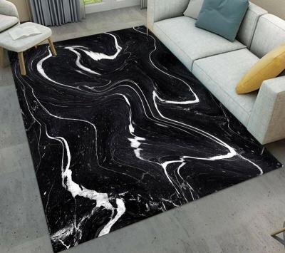 China Washable Decorative Area Rug 3d Printed Foam Play Balcony Floor Mats Luxury Carpet Home Living Room Rubber Mat for sale