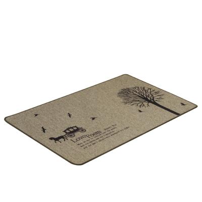 China Washable Diatom Mud Bathroom Guangzhou Products 18 x 30 Foot Cartoon Outdoor Door Mat for sale