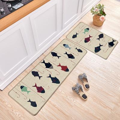 China Washable Cupboard Pap Ed Carpet Rubber Floor Table Sink Kitchen Mat for sale