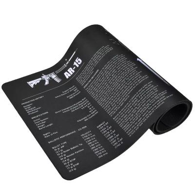 China Factory Wholesale AR15 Custom Printed Logo Anti-Slip LAUNCH MAT CLEANING AND EMPTY Custom Mouse Pad for sale