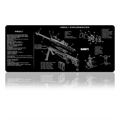 China High Quality Custom Gun Mat Anti Slip Mousepad Medium Size Custom Gun Mat Eco - Friendly for sale