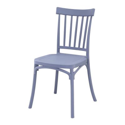 China High Back Simple Design Without High Back Arms Dining Chair PP Stackable Injection Molding Chair for sale