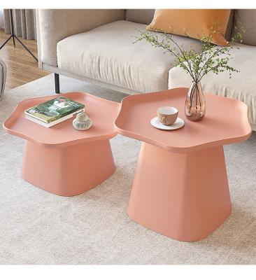 China Nordic Modern Modern Minimalist Furniture Plastic Side Coffee Table Selling Living Room Dining Room Corner Tables for sale