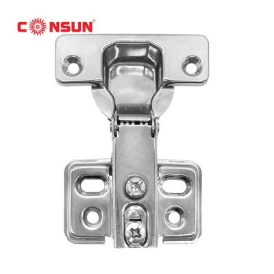 China Hot Sale Modern Furniture Hardware Accessories Stainless Steel Arm Hinge SH004SS Short Cabinet Hinge for sale