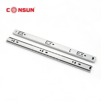 China Modern 2701 27mm Width 18 Inch Ball Bearing Drawer Slides Rail 16kg Load Rating for sale