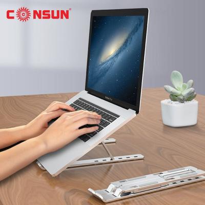 China SB214-L Factory Price Macbook Notebook Adjustable Portable Folding Aluminum Stand Laptop Stand (Size) for sale