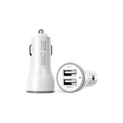 China White Qi Wekome Beer Series 12W Newcars ​​Adapter 2 USB Ports For Mobile Phone Car Charger for sale