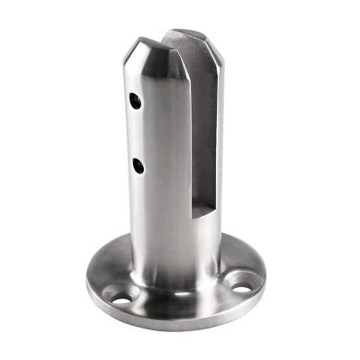 China Outdoor Glass Connection Pool Fence Pin Fittings Stainless Steel Glass Fence Clamp for sale