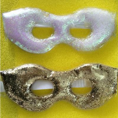 China gel eye mask,Gel Eye Mask Relieve Stress Fatigue Puffy Swollen Eyes,gel with shinning powder for sale