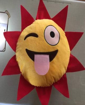 China plush cushion sun shape, moon shape, star shape for sale