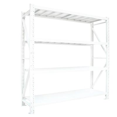 China Corrosion Protection Storage Rack Steel Shelf Metal Customized Duty White Blue Heavy Layer Style Sets Packing Unit for sale