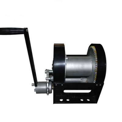 China New ATV/UTV Brake 1500kg Marine Trailer Manual Winch Empty Plastic Spray Frame for sale