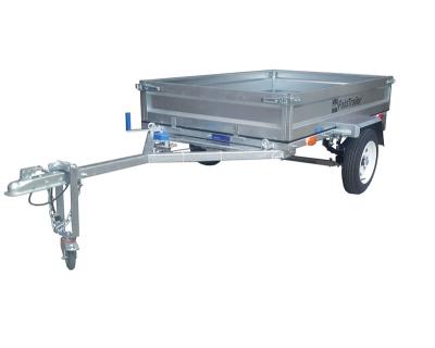 China Truck Trailer Folding Trailer Galvanized Trailer Car Service Trailer For America for sale