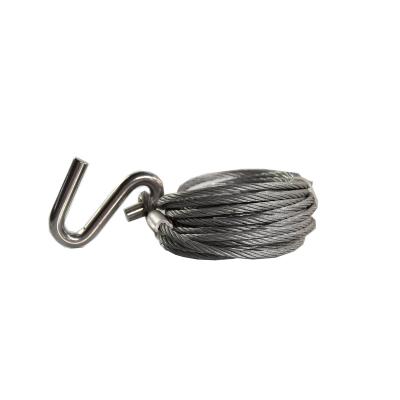 China BOAT trailer hand winch steel cable with s hook for sale