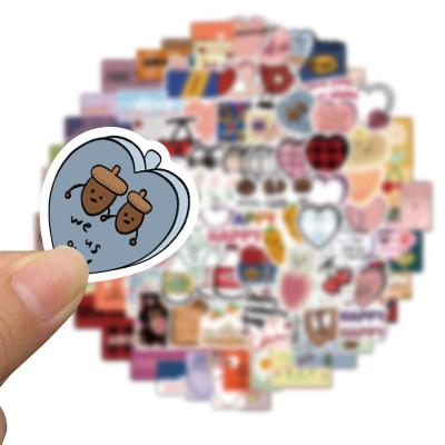 China Promotion Waterproof Vinyl Stickers Custom Printing PVC Logo Stickers Adhesive Label Die Cut Sticker for sale