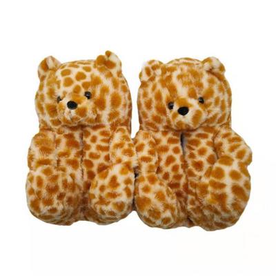 China Fashion Trend Good Selling Women Teddy Bear Slippers One Size Free Shipping for sale