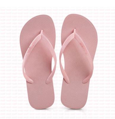 China Black Anti-slippery PE Sole With Embellished Women Flip Flops Wholesale Strap Slippers for sale