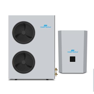 China Power Outdoor World Air To Water Heating And Cooling R410a Split EVI DC Inverter Heat Pumps for sale