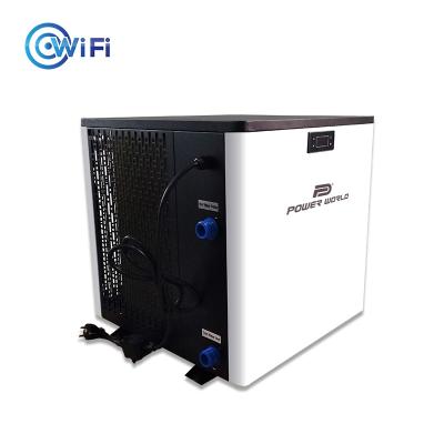 China Swimming pool air to water heat pump water heater piscina de heating bomba de calor outdoor residential heatpump mini for sale