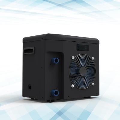 China RoHS outdoor CE standard CB storage air source plug and play above ground pool mini heat pump heater for sale