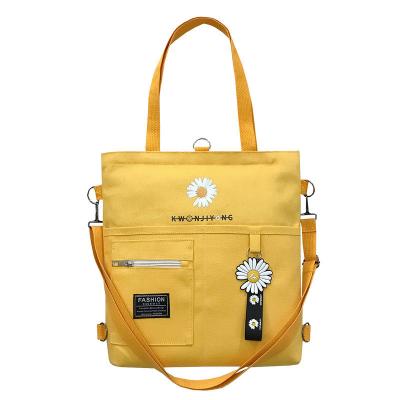 China Cross-border Production Canvas Handbags with Single Handle/Strap and Zipper Closure for sale