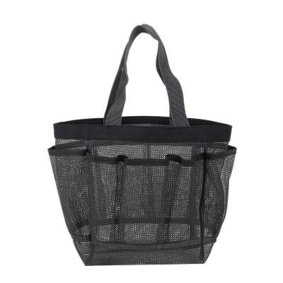 China Mesh Beach Tote Bag for Women's Cosmetic and Swimwear Storage on Summer Vacations for sale