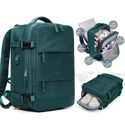 China Wasserdicht Diebstahlschutz Custom Nylon Polyester Reisetasche Laptop Business Wanderer Rucksack mit USB-Ladestation zu verkaufen