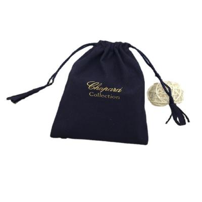 Chine Design petit luxe poussière velours bijoux de la corde à tirer sac d'emballage et boîte avec logo à vendre