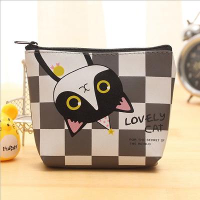 China Customized Color Waterproof Headphone Storage Plastic Coin Purse for Cute Cat Key for sale