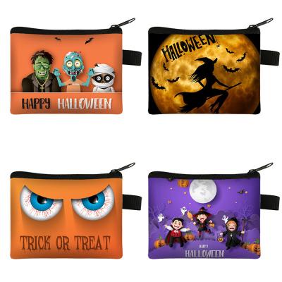 Cina 2024 Halloween Cartoon Purse Portatile Bambini Piccolo Portafogli con Disegno Stampato in vendita